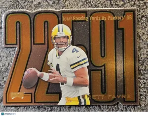 1998 Playoff Inside the Numbers #11 Brett Favre Die-Cut