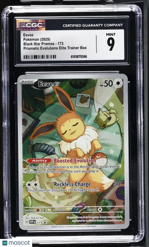 Eevee 2025 Pokemon Black Star Promos CGC 9 #173