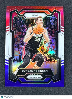 2023-24 Panini Prizm 208 Duncan Robinson Prizm Red White and Blue Miami Heat