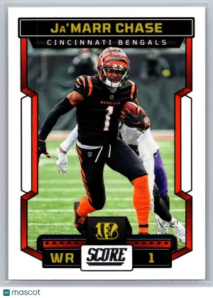 2023 Score Ja'Marr Chase #197 Cincinnati Bengals