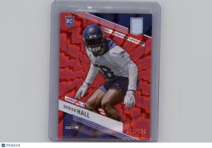 2023 Panini Donruss Elite Football Derick Hall #130 Aspirations 161/625 RC