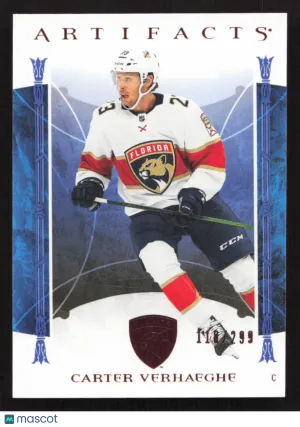 2022-23 Upper Deck Artifacts Carter Verhaeghe #35 Copper SN