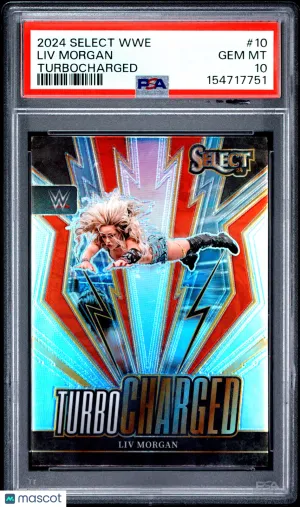 2024 Panini Select WWE Turbocharged LIV Morgan #10 PSA 10