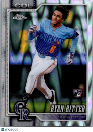 2026 Topps Chrome Ryan Ritter #122 RayWave RC
