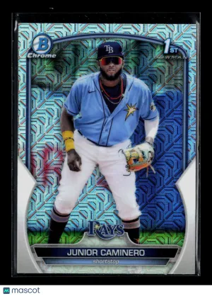 2023 Bowman Chrome Junior Caminero #BCP-61 Mega Box Mojo Refractor