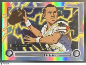 Flagship CJ Carr Anime NIL #NILA-CJC Notre Dame Fighting Irish