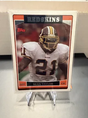 2006 TOPPS WASHINGTON REDSKINS #WAS12 SEAN TAYLOR