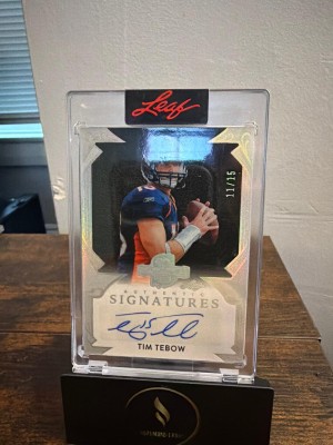 2026 Leaf Spectacular Singnatures #SI-TT1 Tim Tebow Silver #/15