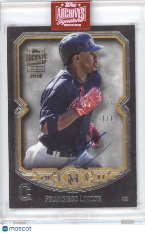 2017 Topps Archives Signature Series Francisco Lindor #32 1/1