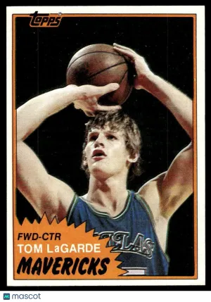 1981 Basketball Tom LaGarde #10