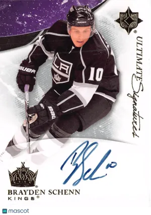 2010-11 Upper Deck Ultimate Collection Ultimate Signatures Brayden Schenn Rookie #US-BS Los Angeles Kings