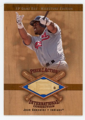 2001 SP Game Juan Gonzalez Game-Used Bat #I-JG