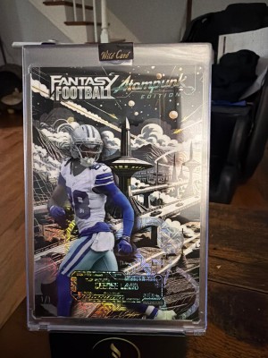2026 Wild Card Fantasy Football #1 Ceedee Lamb Atompunk #/1