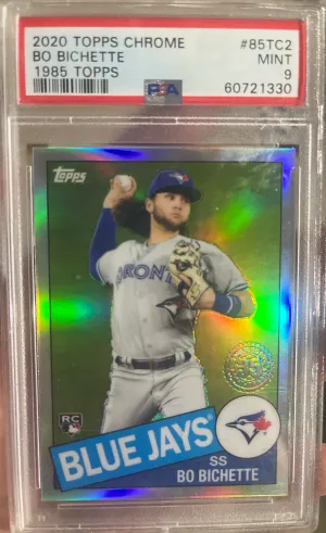 2020 Topps Chrome 1985 Topps Bo Bichette 1985 Topps