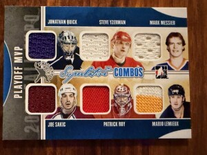 2012 Fall Expo Superlative Combos Playoff MVP - Lemieux Roy Sakic Messier Yzerman Quick 4/9