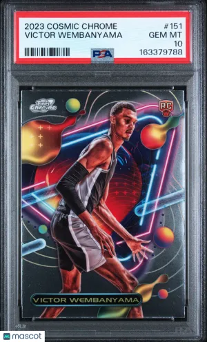2023 Topps Cosmic Chrome Victor Wembanyama #151 Rookie PSA 10