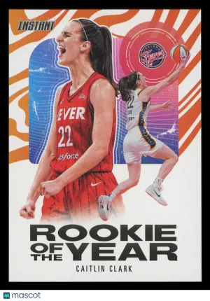 Caitlin Clark 2024 Panini Instant Rookie of the Year #CCROY-A Indiana Fever
