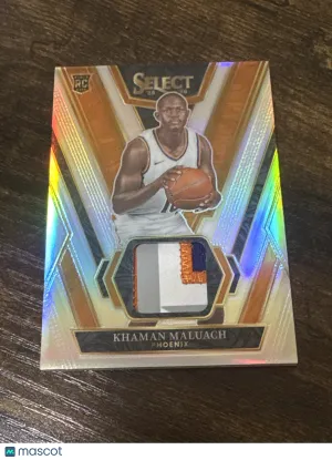 2025-26 Panini Select Khaman Maluach #SSW-MAL Silver /99 RC Memorabilia
