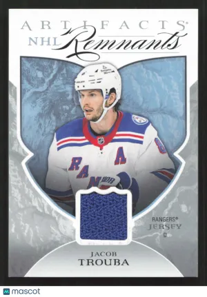 2022-23 Upper Deck Artifacts Jacob Trouba #NR-JT NHL Remnants MEM