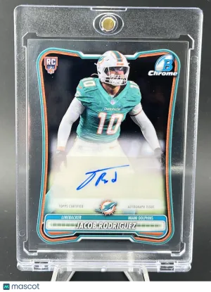 2026 Bowman Chrome Football Jacob Rodriguez RC Miami Dolphins