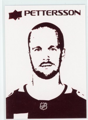 2026-27 Upper Deck Elias Pettersson Stencils Red 659/999 #ST-32