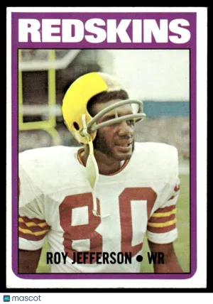 1972 Football Card Roy Jefferson #142