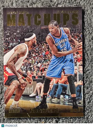 2014 Panini Hoops Matchups #8 Kevin Durant LeBron James