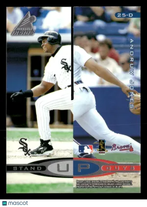 1998 Pinnacle Inside Stand-Up Guys Ken Griffey Jr. Andruw Jones Frank Thomas Alex Rodriguez #25