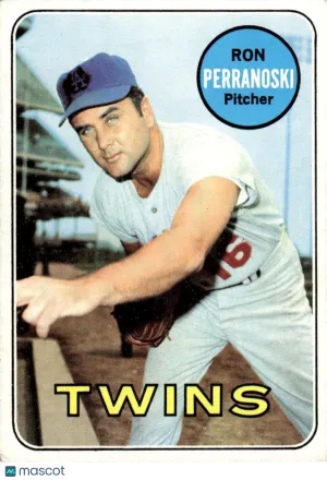 1969 Baseball Card Ron Perranoski #77