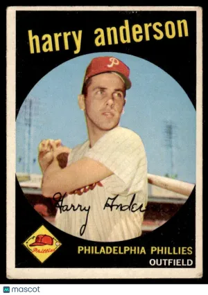 1959 Baseball Card Harry Anderson #85