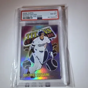 2026 Topps Shohei Ohtani Tirans Of The Game PSA 8