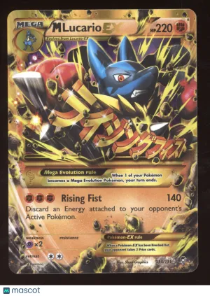 2014 Furious Fists M Lucario EX Secret Rare #113/111
