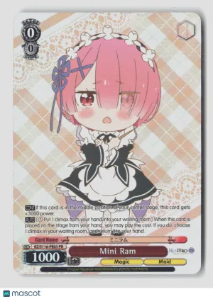 Weiß Schwarz Re:ZERO -Starting Life in Another World- Memory Snow Mini Ram Ram Promo PR