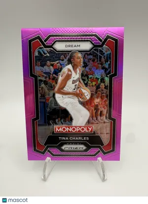 2024 Panini Monopoly WNBA Prizm Basketball Tina Charles #71 Pink 141/149