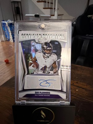 2024 Panini Certified #CPS-ZFS Zay Flowers Certified Potential Signatures #/149
