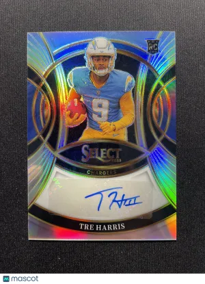 Tre Harris 2026 Panini Select Rookie Autograph #RSITHS-Silver Prizm