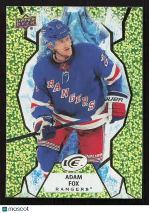 2021-22 Upper Deck Ice Adam Fox #78 Green