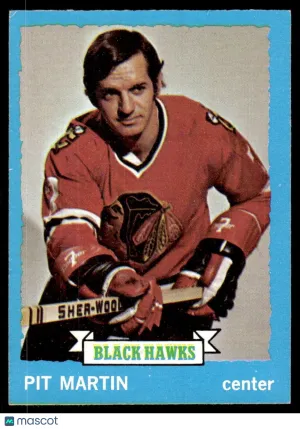 1973 Hockey Card Pit Martin #164
