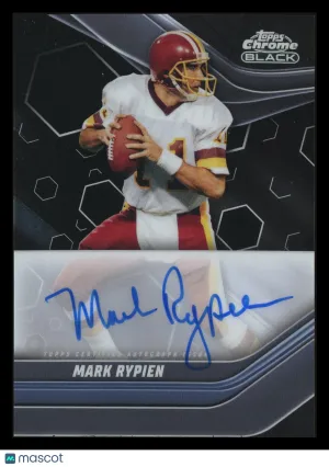 Mark Rypien 2024 Topps Composite Chrome Black #TCBA-MRY On Card Auto Washington Redskins
