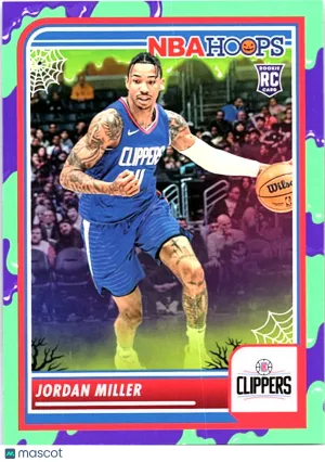2024 Panini NBA Hoops Haunted Hoops Basketball Jordan Miller #237 RC