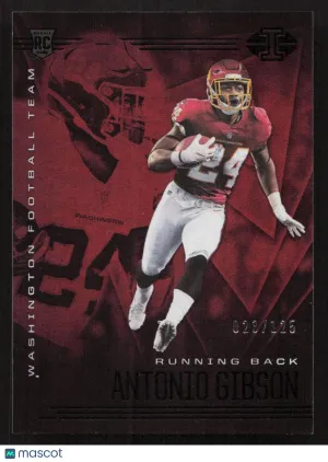 2020 Panini Illusions Antonio Gibson #33 Trophy Collection Ruby SN,RC
