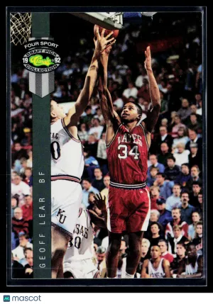 1992 Classic Four Sport Draft Pick Collection Geoff Lear #73