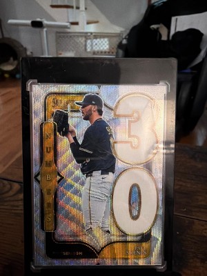 2025 Panini Select #1 Paul Skenes Select Numbers Silver Wave Prizm #/199