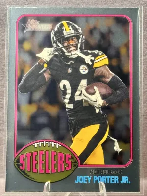Topps 2026 Heritage Joey Porter Jr. Chrome #153 Steelers