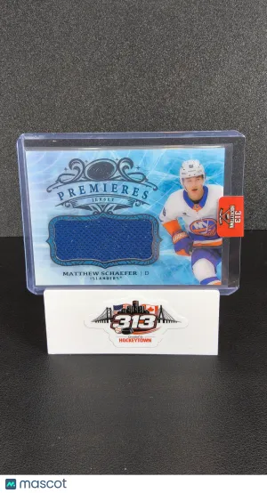 2025-26 Upper Deck Ice Matthew Schaefer #IPJ-MS Premieres Jersey Jersey