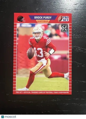 2022 Pro Set Brock Purdy #PB-5 Rookie Exclusive
