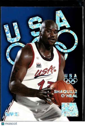 Shaquille O'Neal 1996 SkyBox USA Basketball #S7 Holofoil Basketball Card
