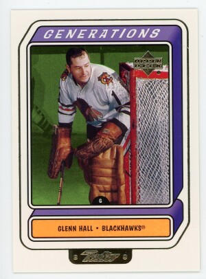 1999-00 Upper Deck Retro Glenn Hall Generations #G3A