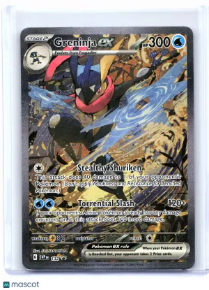 2024 Pokemon—Greninja ex #132 Scarlet & Violet Promo—Black Star Promo Holo
