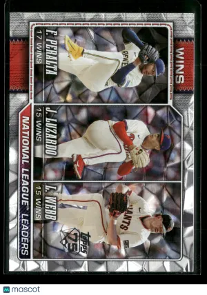 2026 Topps Series 1 Jesús Luzardo Logan Webb Freddy Peralta #117 Parallel